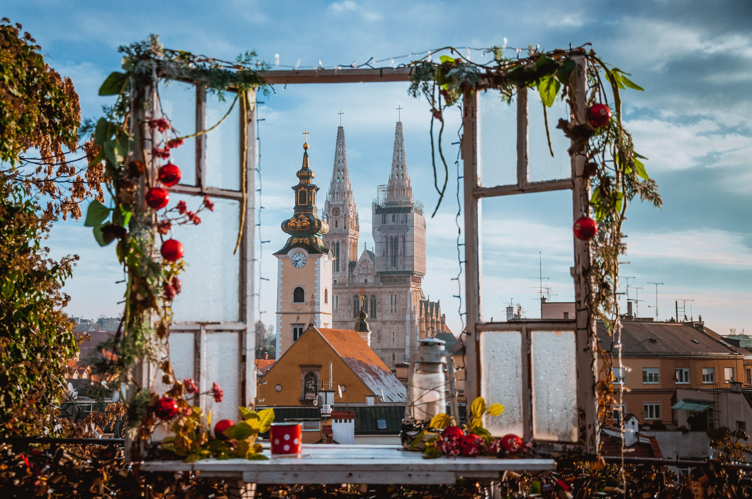 Zagreb,Cathedral,View,From,Upper,Town